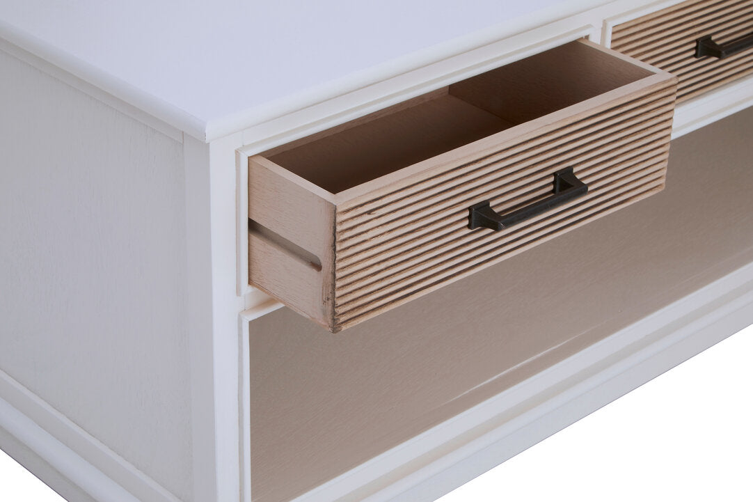 Hamilton 3 Drawer White Cabinet