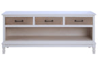 Hamilton 3 Drawer White Cabinet