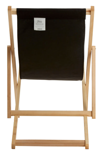 Bellamy Black Deck Chair