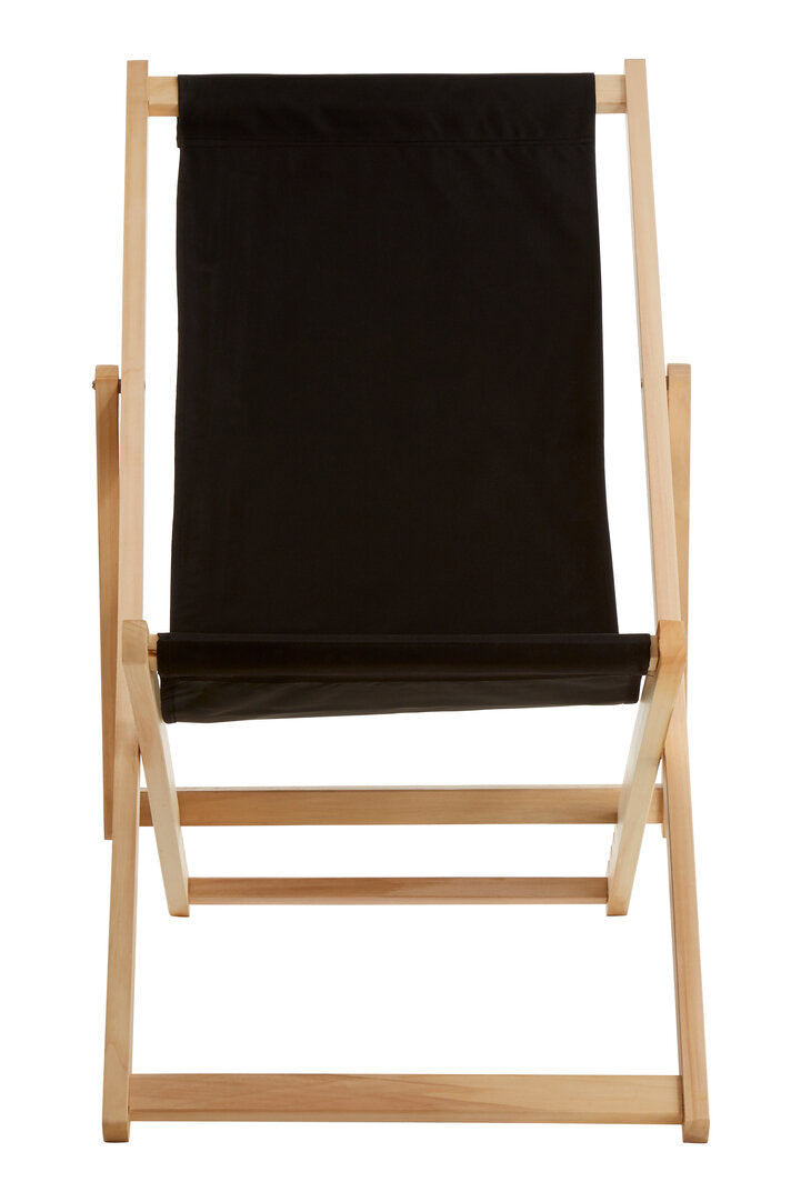 Bellamy Black Deck Chair