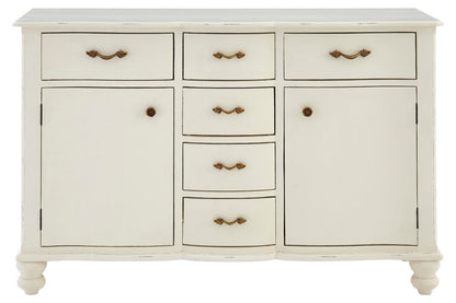 Larissa 6 Drawer White Sideboard