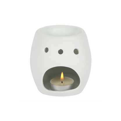 White Skull Oil Burner