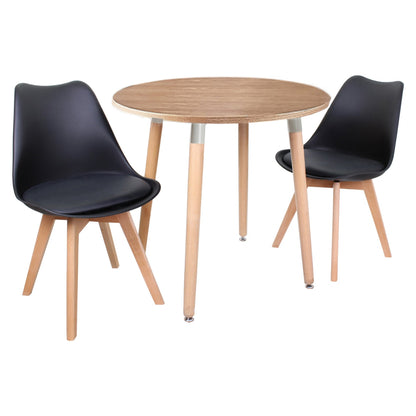 Jamie Lorenzo Halo Round Dining (2 Seat Set)