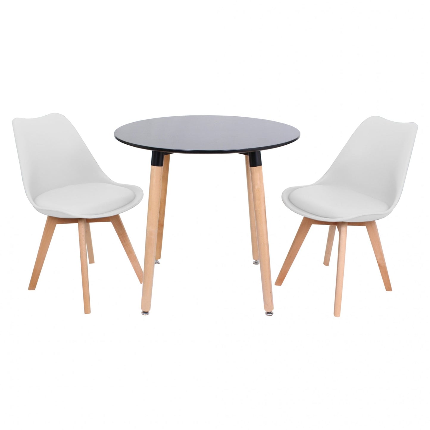 Jamie Lorenzo Halo Round Dining (2 Seat Set)
