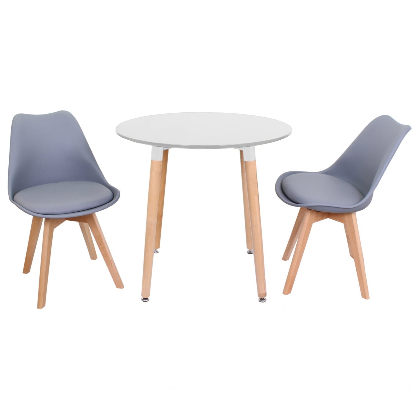 Jamie Lorenzo Halo Round Dining (2 Seat Set)