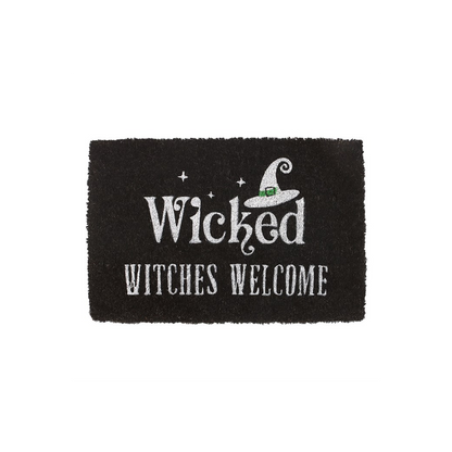 Black Wicked Witches Welcome Doormat
