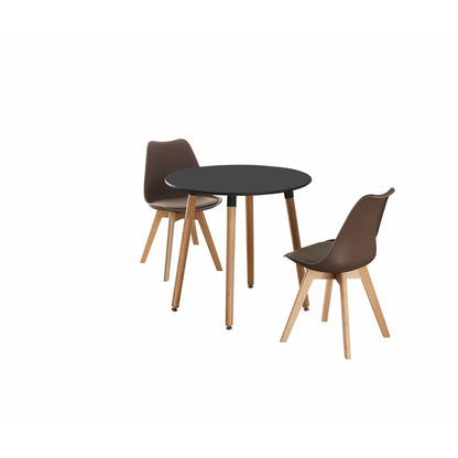 Jamie Lorenzo Halo Round Dining (2 Seat Set)