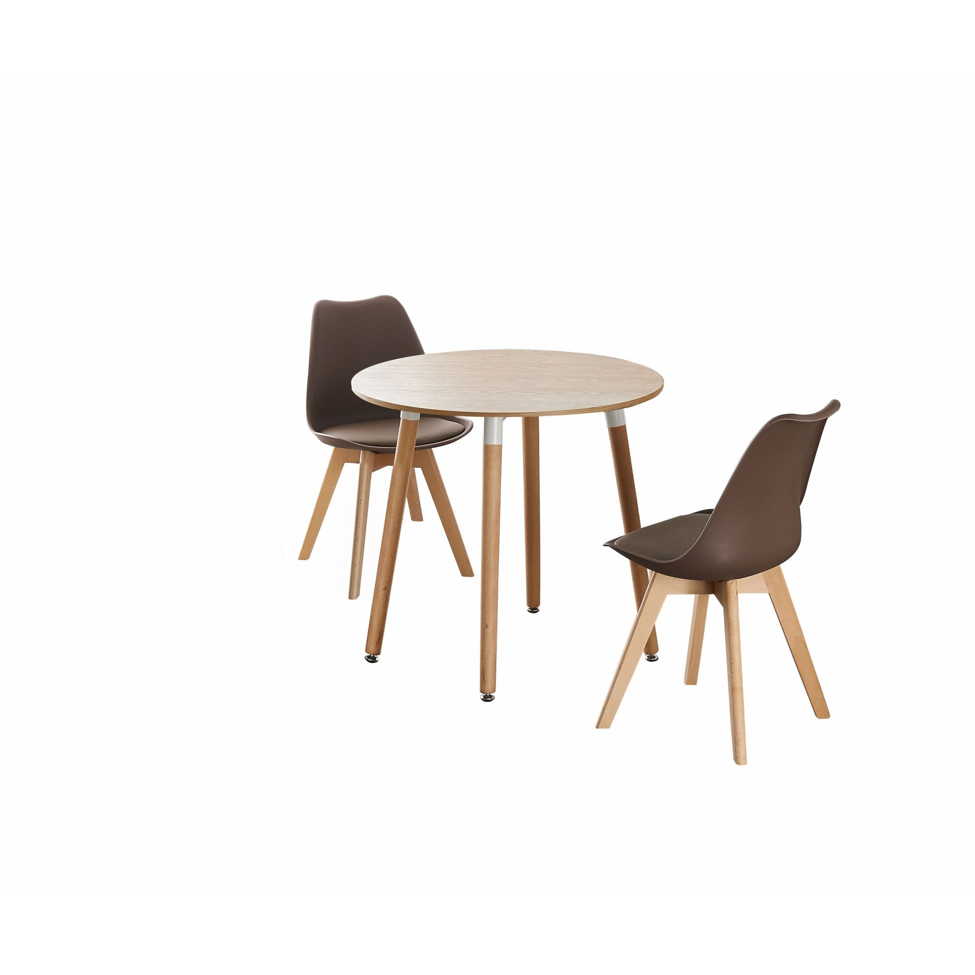 Jamie Lorenzo Halo Round Dining (2 Seat Set)
