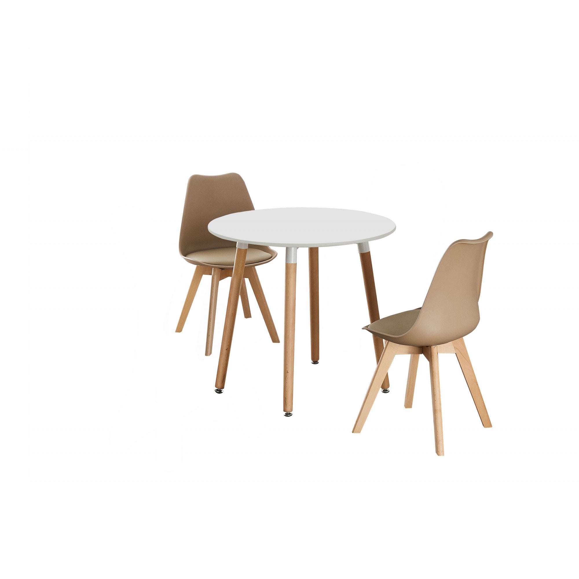 Jamie Lorenzo Halo Round Dining (2 Seat Set)