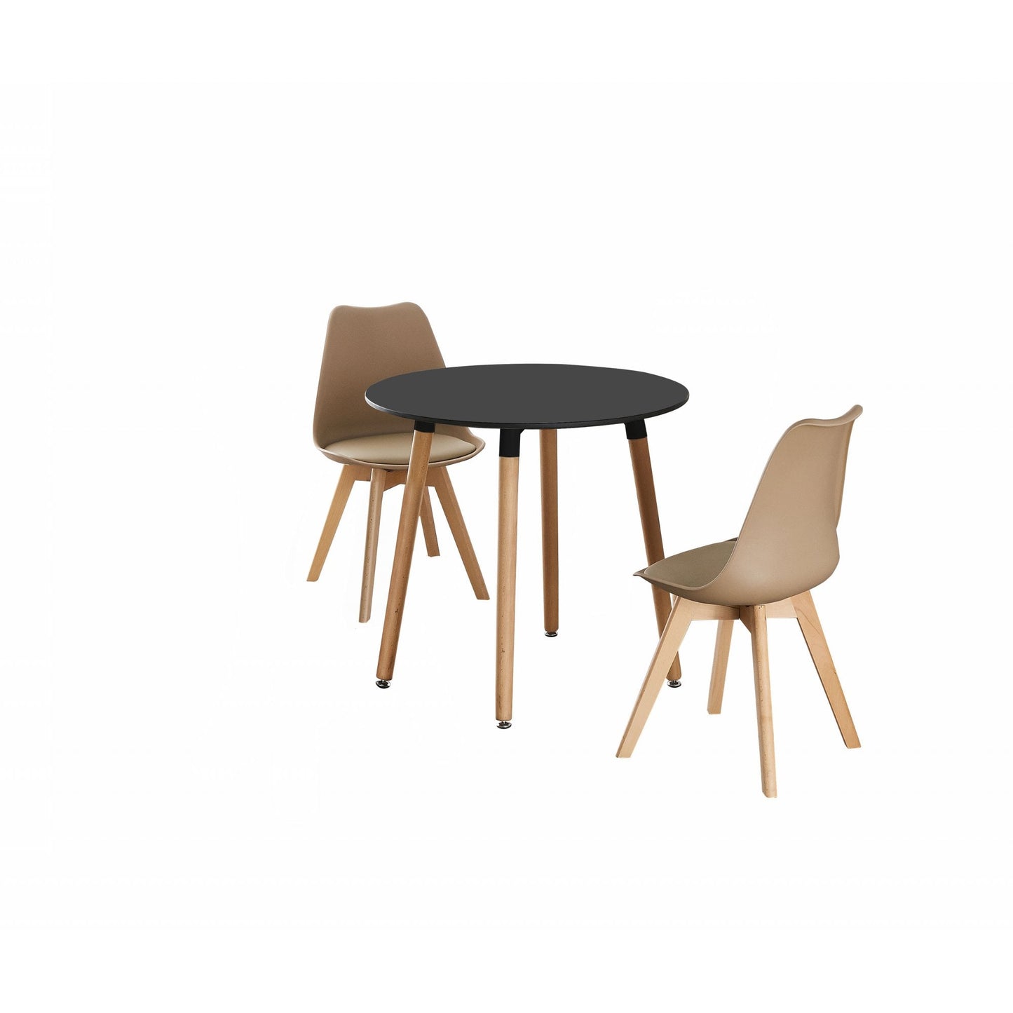 Jamie Lorenzo Halo Round Dining (2 Seat Set)