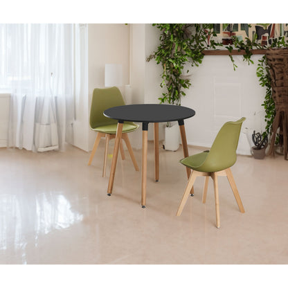 Jamie Lorenzo Halo Round Dining (2 Seat Set)