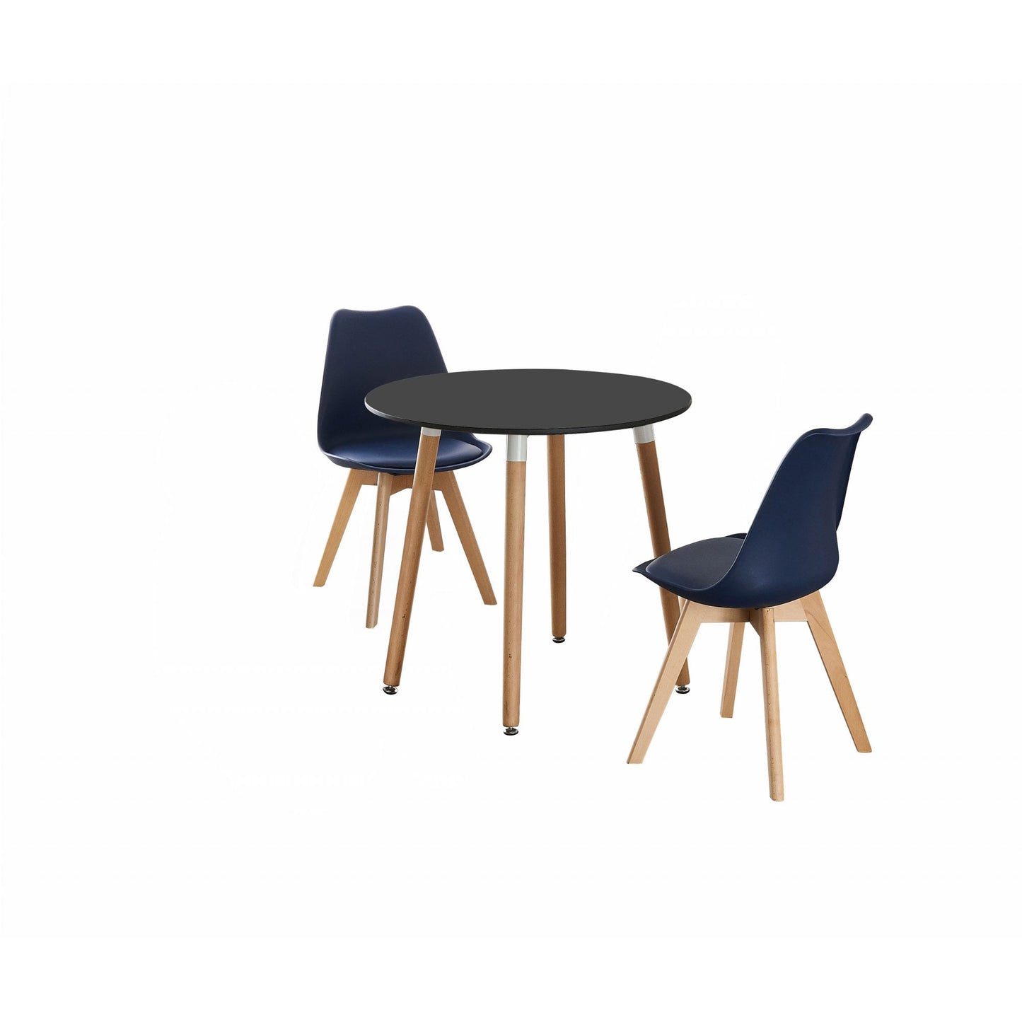 Jamie Lorenzo Halo Round Dining (2 Seat Set)