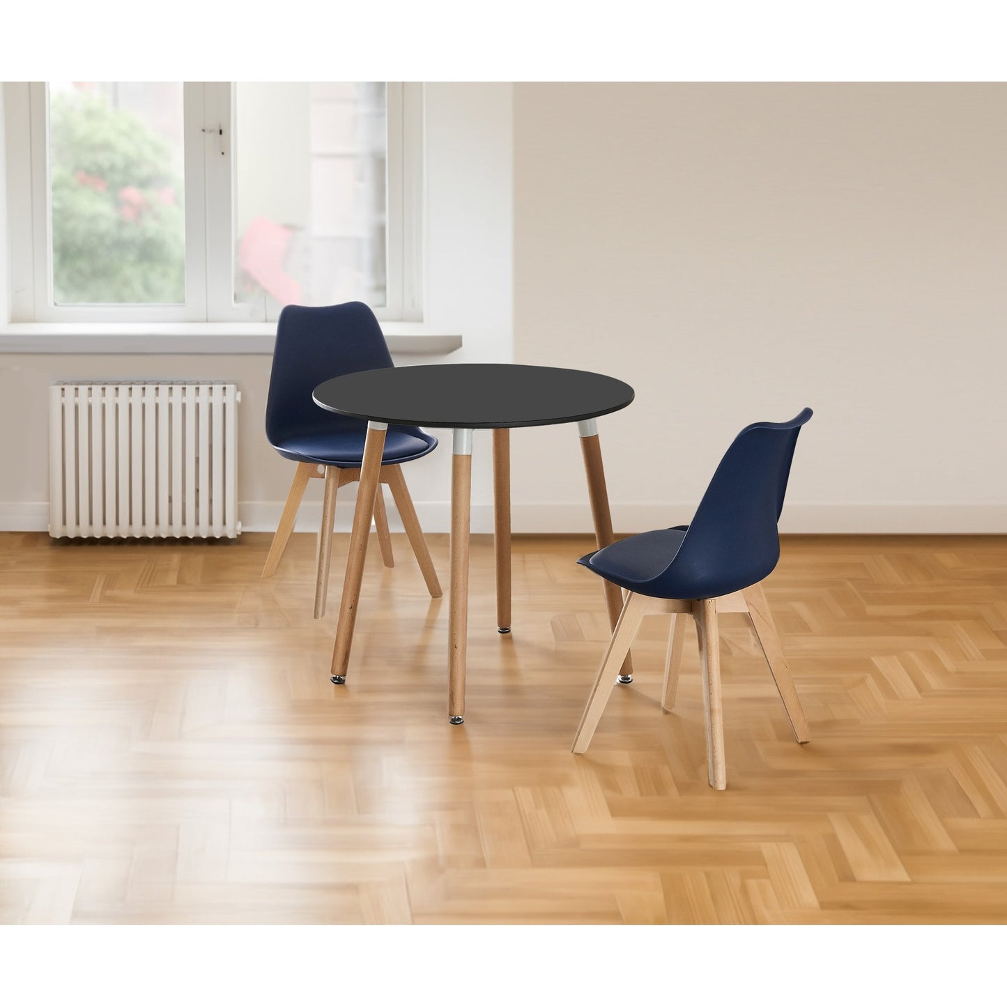 Jamie Lorenzo Halo Round Dining (2 Seat Set)