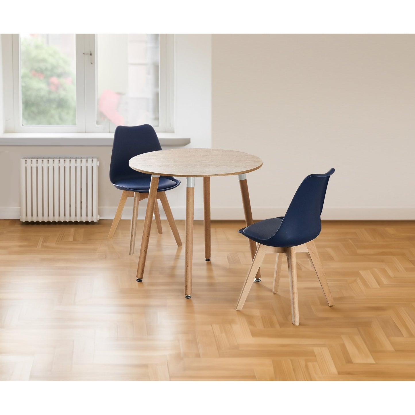 Jamie Lorenzo Halo Round Dining (2 Seat Set)