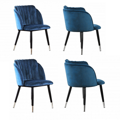Milano velvet dining chair