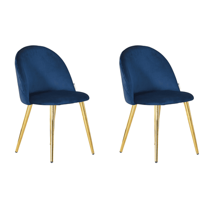 Lucia Velvet Dining Chair (Set of 2)