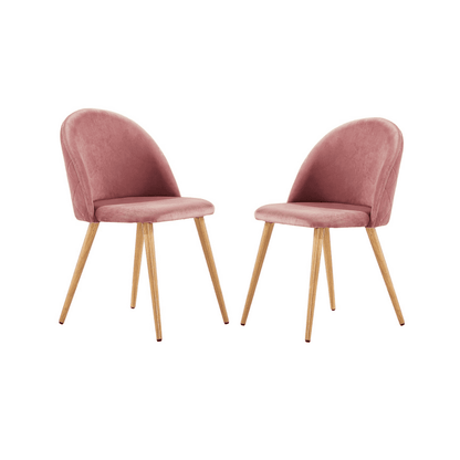 Lucia Velvet Dining Chair (Set of 2)