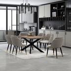 Milano velvet dining chair