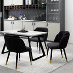 Milano velvet dining chair