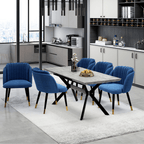 Milano velvet dining chair