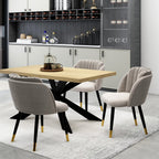 Milano velvet dining chair