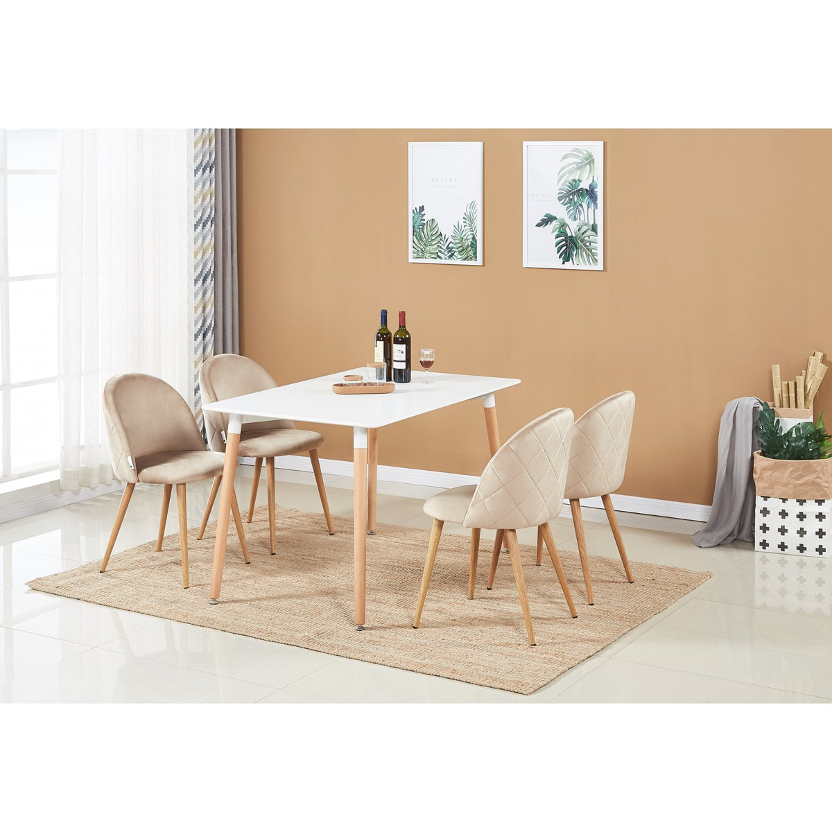Lucia Velvet Dining Chair Or Dressing Table Chair