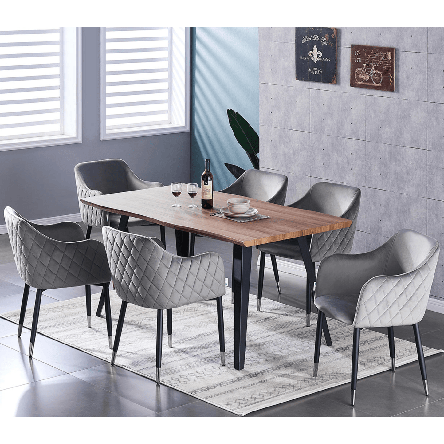 Verona LUX velvet dining chair