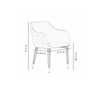Verona LUX velvet dining chair
