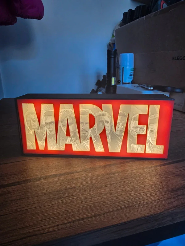 Marvel Hero Tribute Lightbox