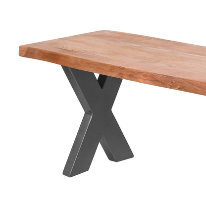 Live Edge Solid Wood Bench