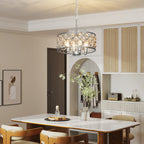 51 Crystallite Four-Bulb Chandelier - Silver-Tone
