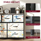 HOMCOM 7-Drawer Chest of Drawers - White