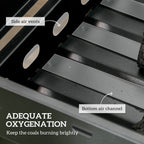 Outsunny Foldable Charcoal Grill - Black