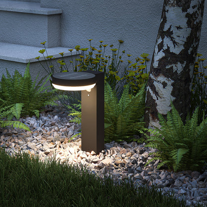 4lite Antheia Solar IP54 Die-Cast Aluminium LED Outdoor Step Light with Built in PIR Motion Sensor
