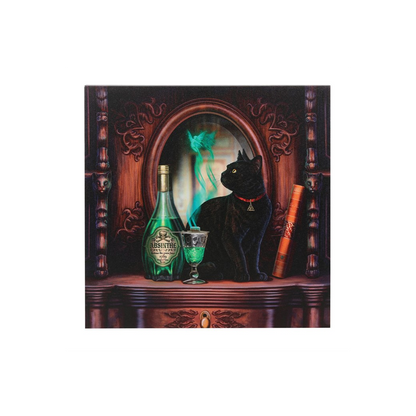 Absinthe Light Up Canvas Plaque by Lisa Parker