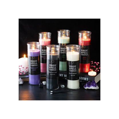 Prosperity Lavender Magic Spell Tube Candle