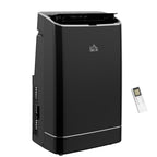 14000 BTU Mobile Air Conditioner, 35m², Smart Home WiFi, with Dehumidifier, Fan, 24H Timer, Window Kit, Black