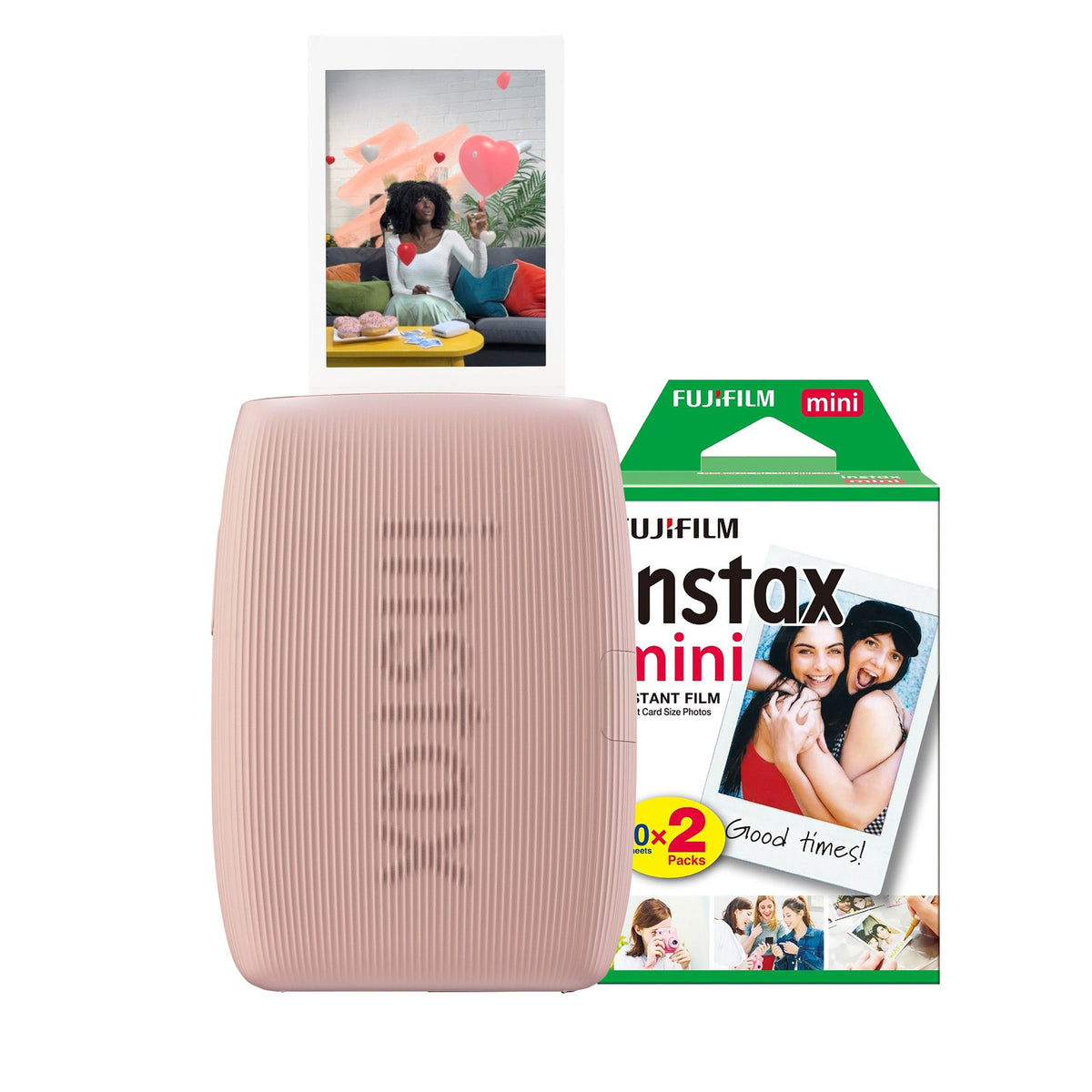 Fujifilm Instax Mini Link 3 Wireless Smartphone Photo Printer - Rose Pink