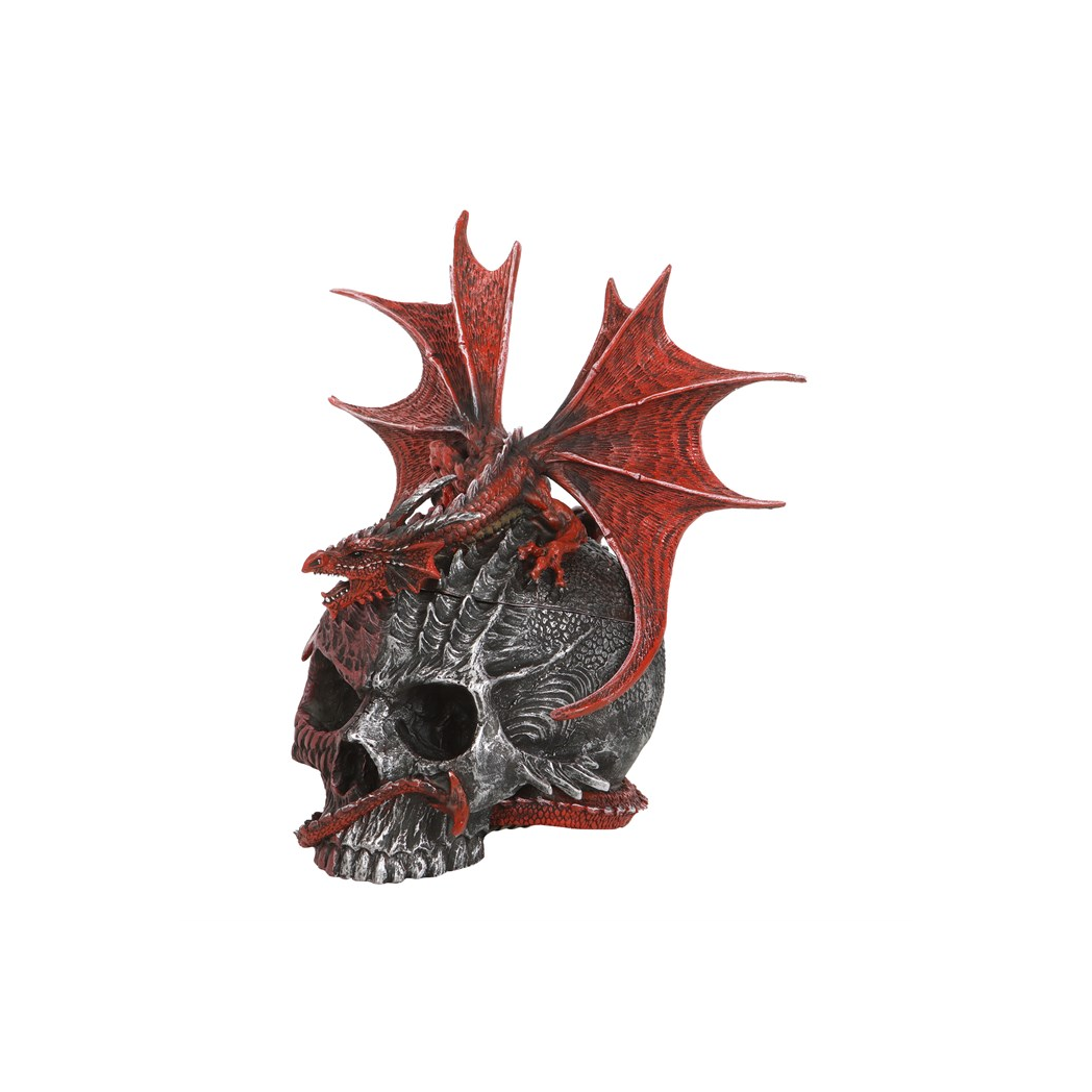 Serpent Infection Lidded Skull Ornament by Spiral Direct
