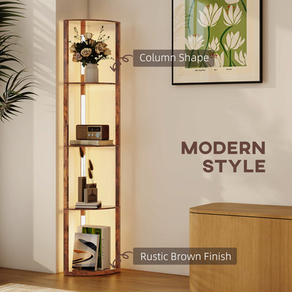 Three-Tier Corner Floor Lamp