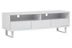 Maddox White High Gloss Media Cabinet
