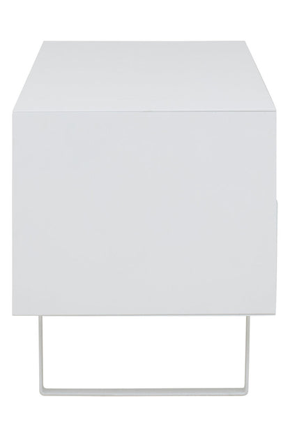 Maddox White High Gloss Media Cabinet