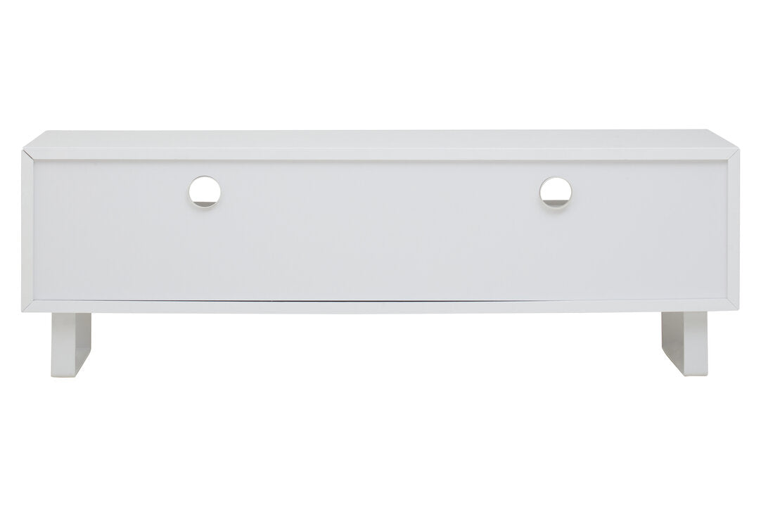 Maddox White High Gloss Media Cabinet
