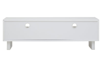 Maddox White High Gloss Media Cabinet