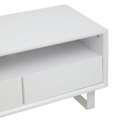 Maddox White High Gloss Media Cabinet