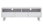 Maddox White High Gloss Media Cabinet
