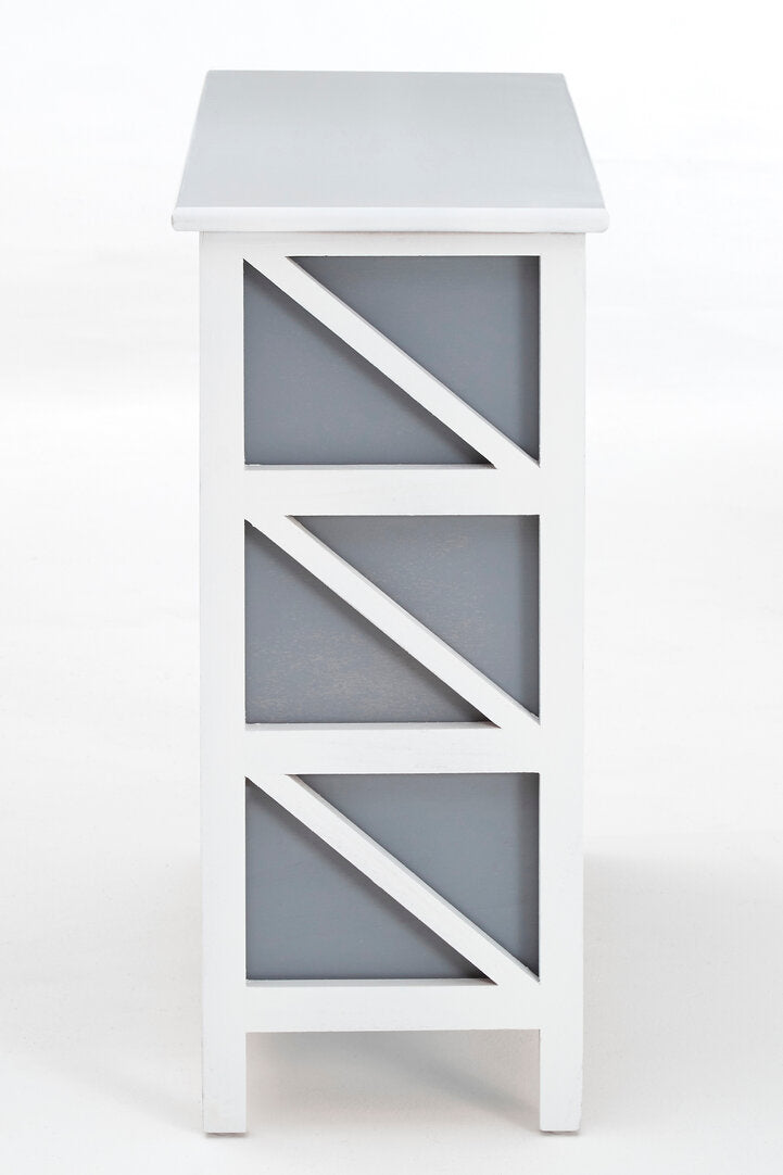 Vada 6 Grey Drawers Unit
