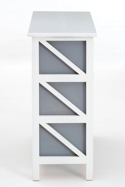 Vada 6 Grey Drawers Unit