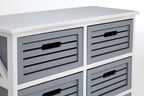 Vada 6 Grey Drawers Unit