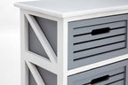 Vada 6 Grey Drawers Unit